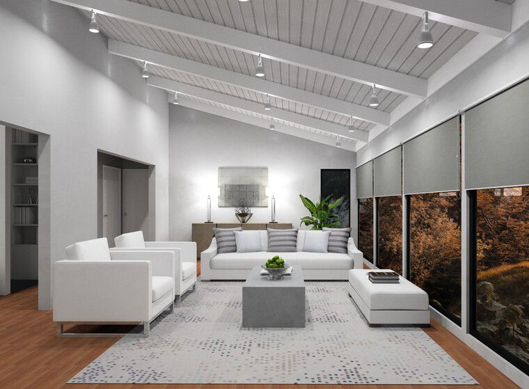 Online design Modern Living Room by Nor Aina M. thumbnail