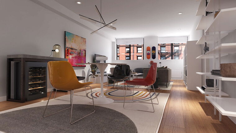 Diseño en línea Sala de estar moderna por Nikola P. miniatura