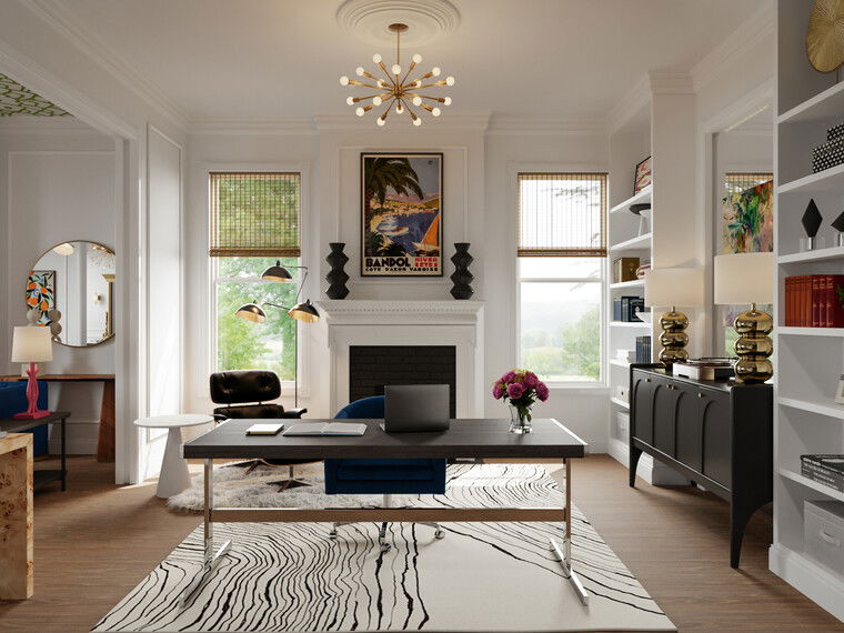 Online design Eclectic Home Office by Dragana V. thumbnail