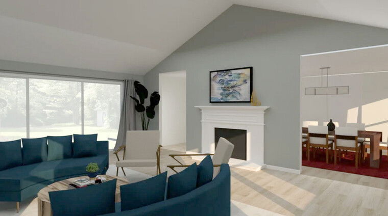 Online design Transitional Living Room by Jessica S. thumbnail