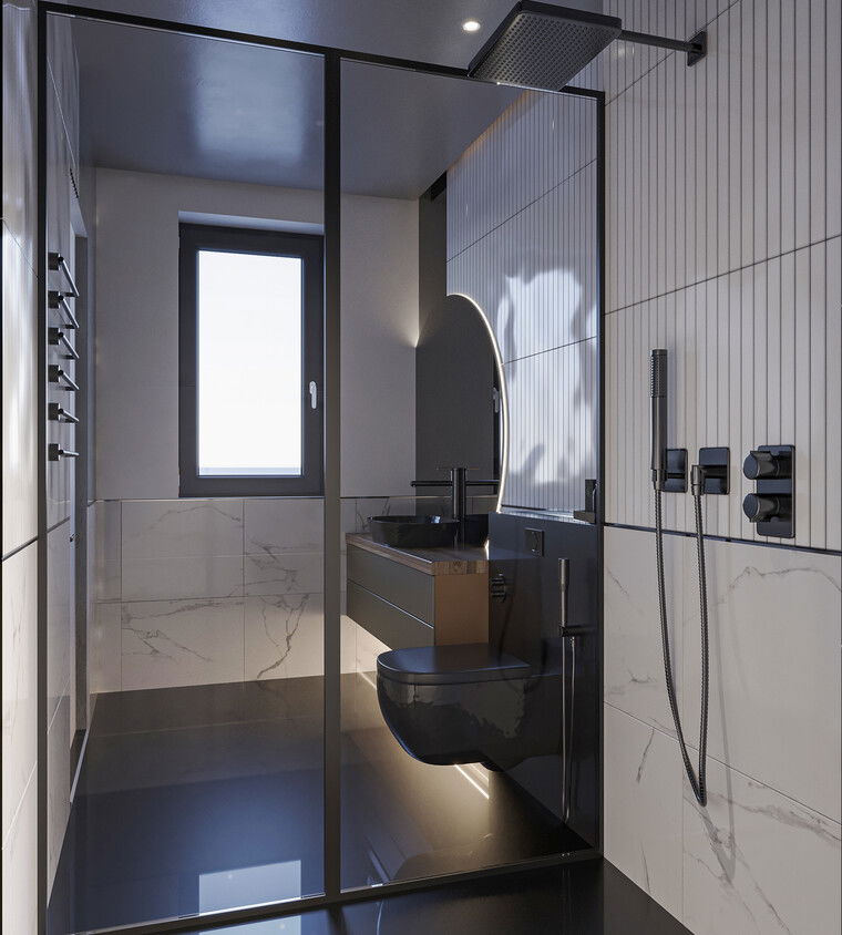Online design Contemporary Bathroom by Cristian P. thumbnail