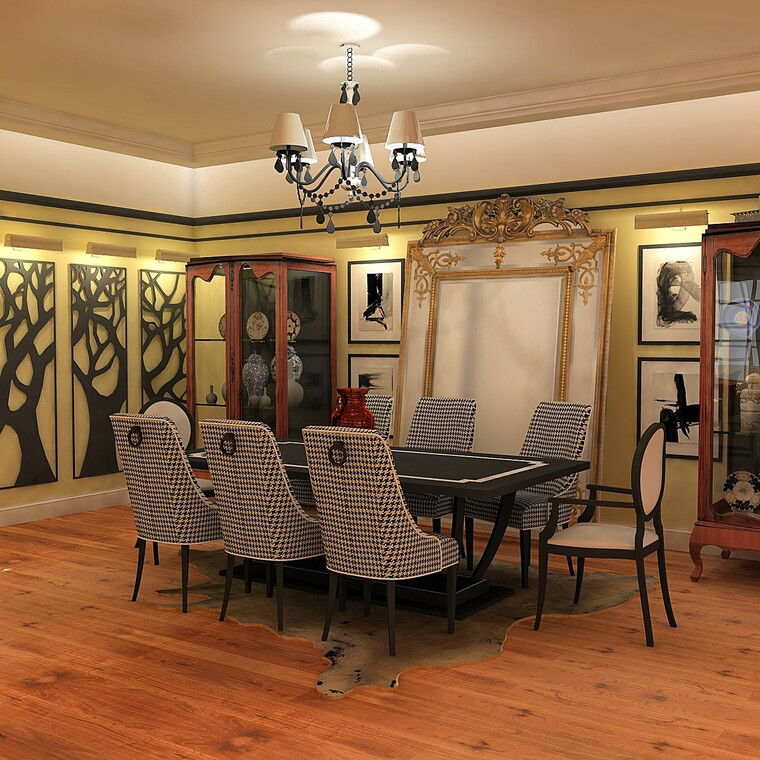 Online design Transitional Dining Room by Ahmed E. thumbnail