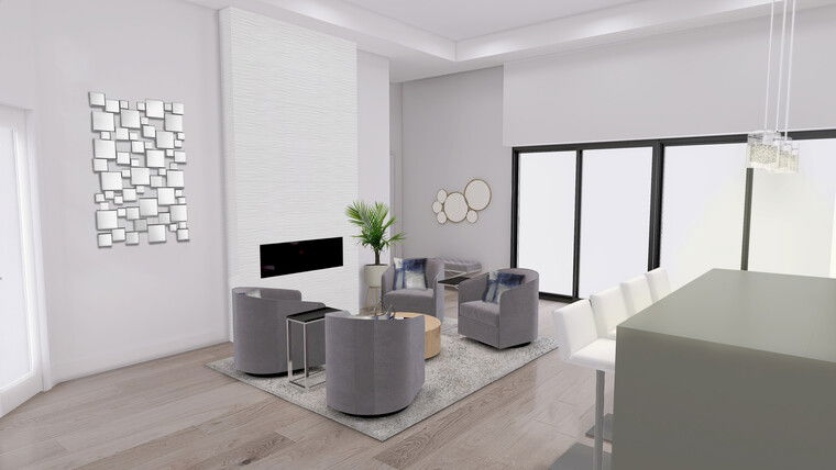 Diseño en línea Sala de estar moderna de Christina F. miniatura