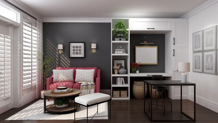 Online design Contemporary Home Office by Kamila A. thumbnail
