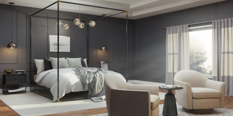 Diseño en línea Dormitorio Moderno por Maria G. miniatura