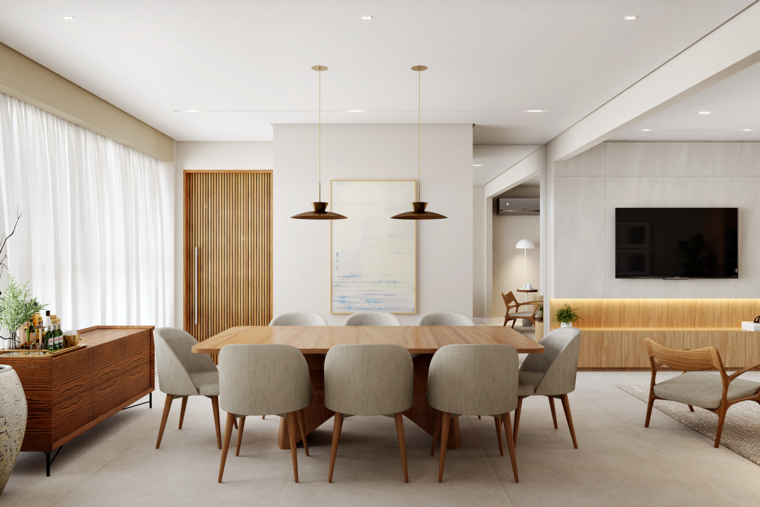 Online design Contemporary Combined Living/Dining by Jessica D. thumbnail