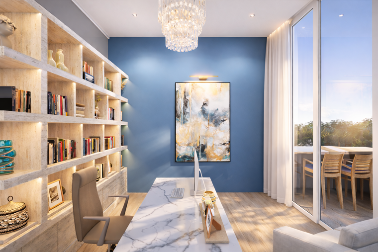 Online design Contemporary Home Office by Zilia Z. thumbnail