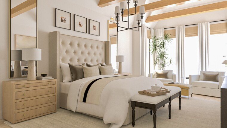Online design Transitional Bedroom by Marya W. thumbnail
