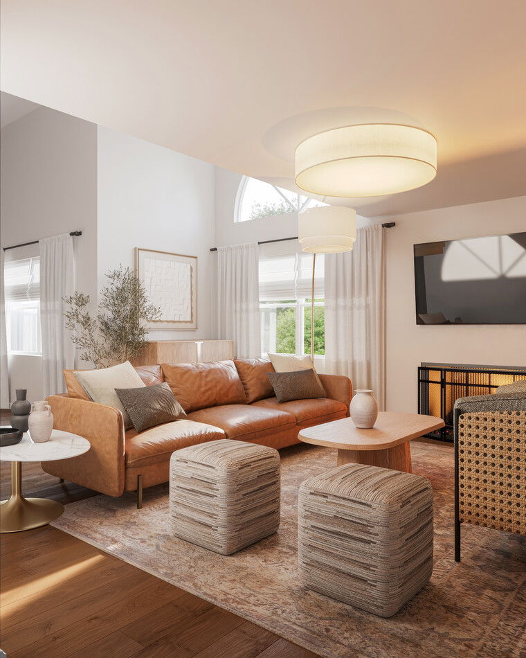 Online design Contemporary Living Room by Maria M. thumbnail