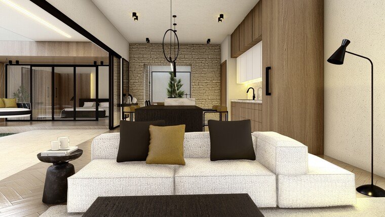 Online design Contemporary Living Room by Lucia M. thumbnail