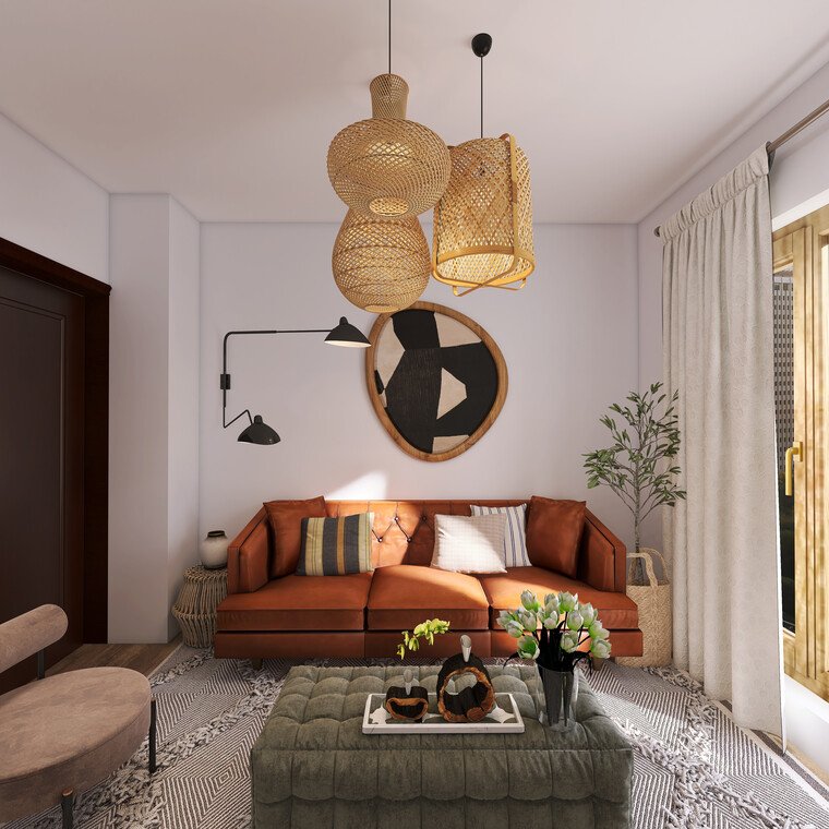 Online design Eclectic Living Room by Elian M. thumbnail