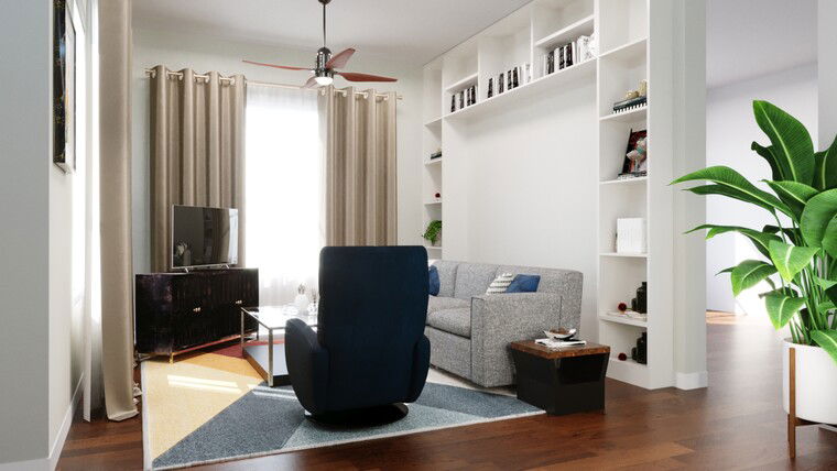 Online design Modern Living Room by Aida A. thumbnail