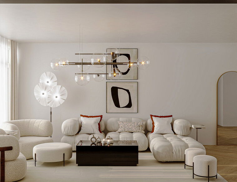Online design Modern Living Room by Pateniah M. thumbnail