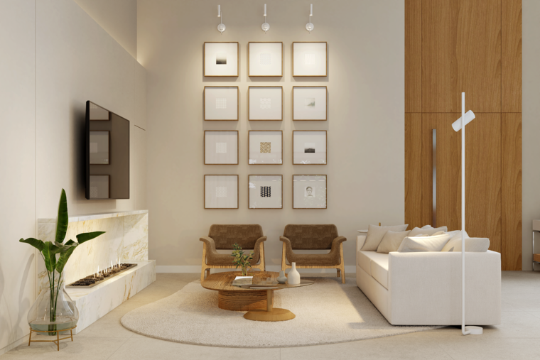 Online design Contemporary Living Room by Jessica D. thumbnail