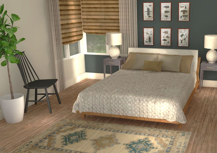 Diseño en línea de Dormitorio Ecléctico por Tabitha M miniatura