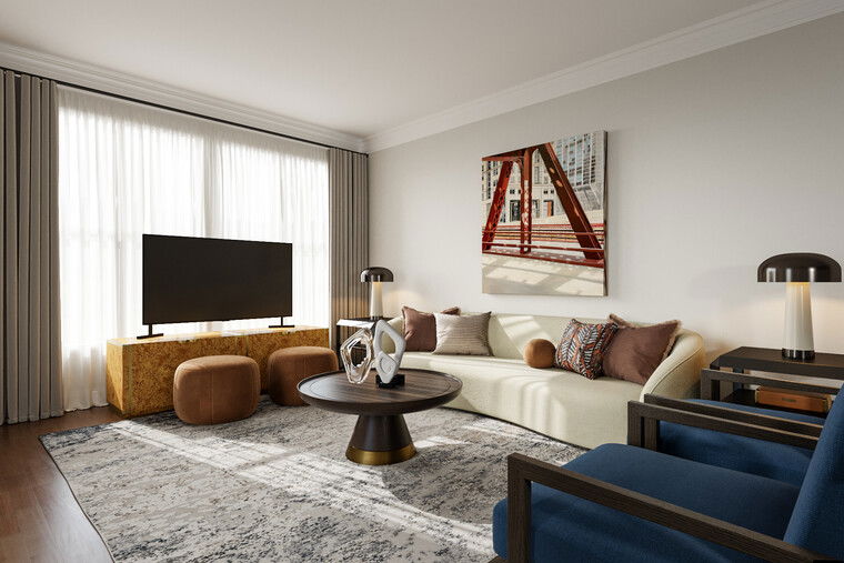 Diseño en línea de Sala de Estar Moderna por Dragana V. miniatura