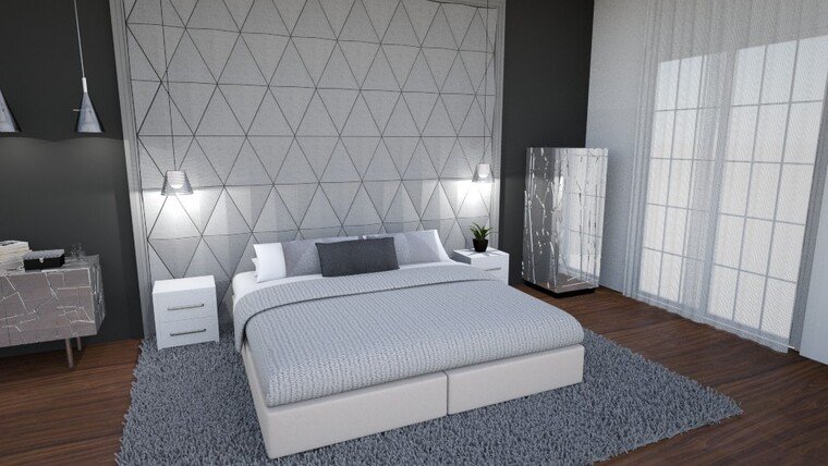 Online design Glamorous Bedroom by Jas D. thumbnail