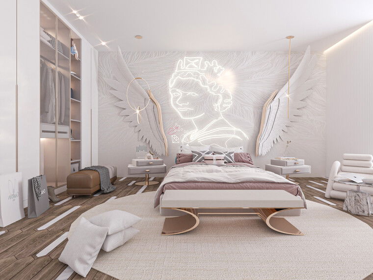 Online design Modern Bedroom by Esra S. thumbnail