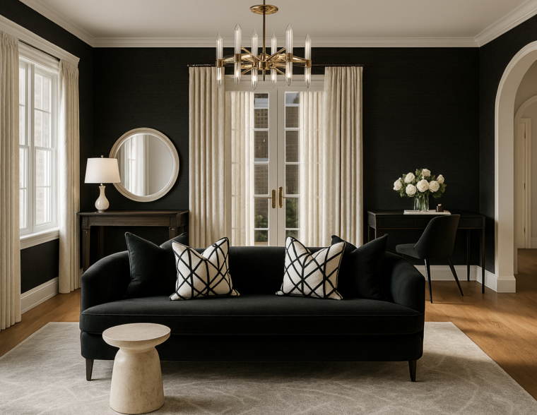 Online design Glamorous Living Room by Stacy D. thumbnail