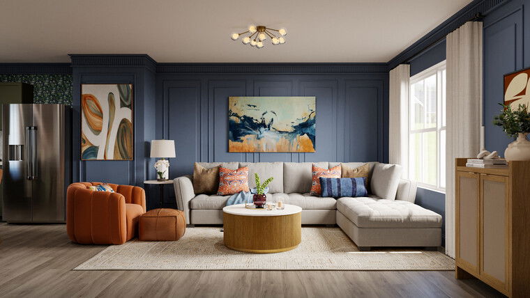 Online design Eclectic Living Room by Kamila A. thumbnail