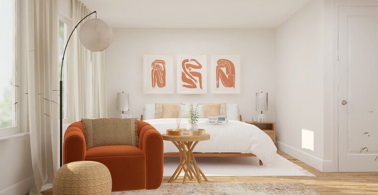 Online design Modern Bedroom by Briah G. thumbnail