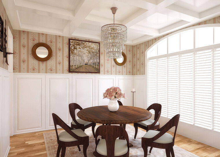 Online design Transitional Dining Room by Rajna S. thumbnail