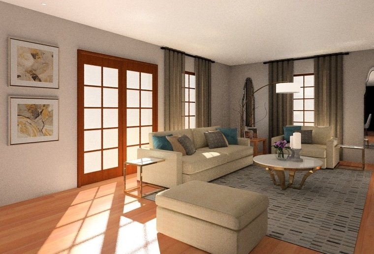 Online design Transitional Living Room by Nor Aina M. thumbnail