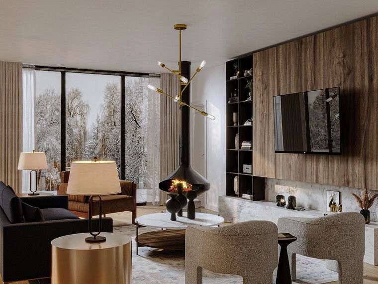 Online design Transitional Living Room by Carine C. thumbnail