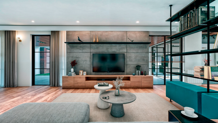 Diseño en línea Sala moderna de Irene W. miniatura
