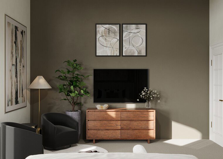 Diseño en línea de dormitorio moderno por Sharné L. miniatura