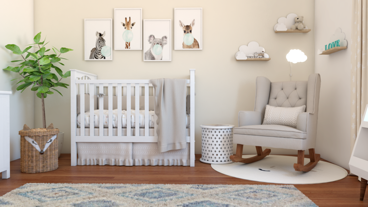 Online design Transitional Nursery by Tijana Z. thumbnail