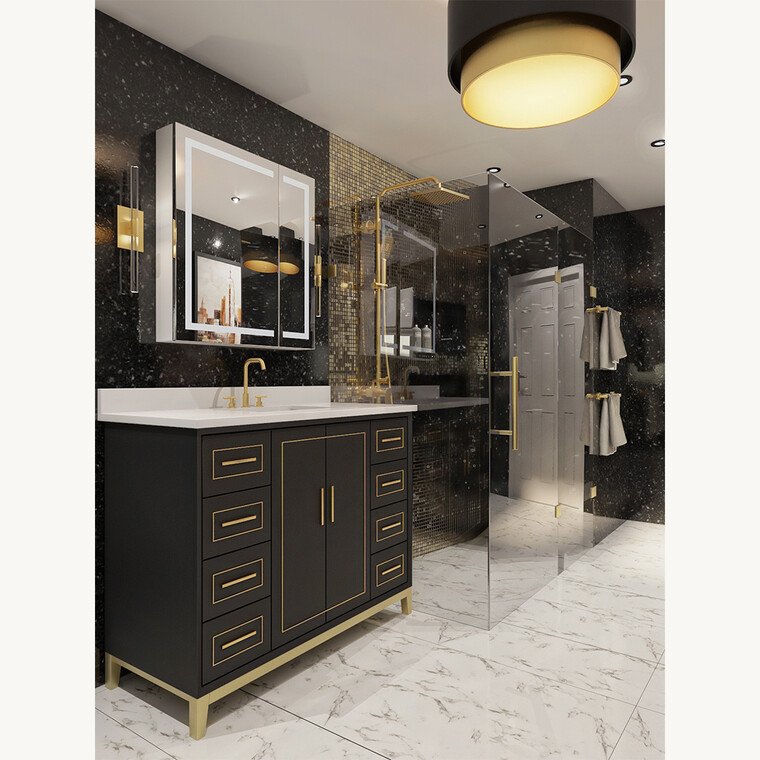Online design Glamorous Bathroom by Iulia B. thumbnail