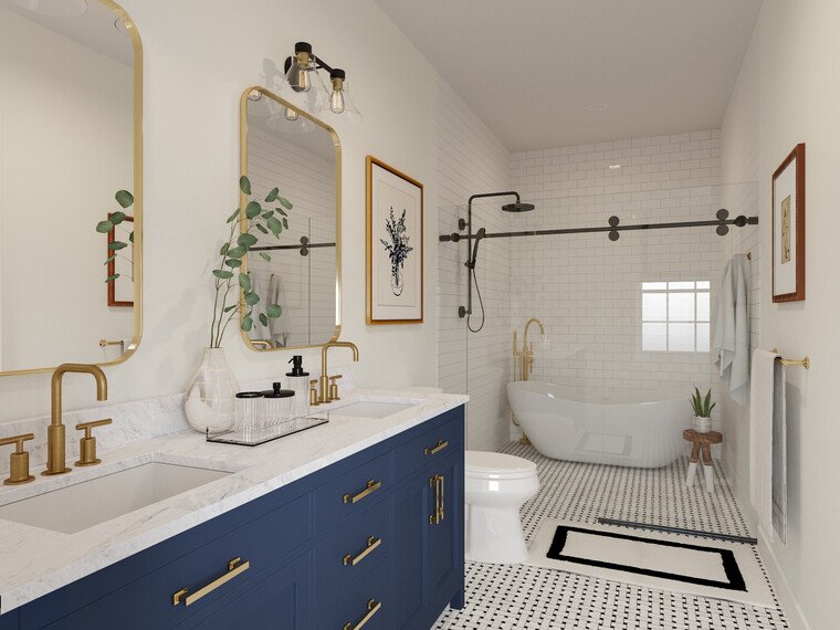 Online design Transitional Bathroom by Casey H. thumbnail