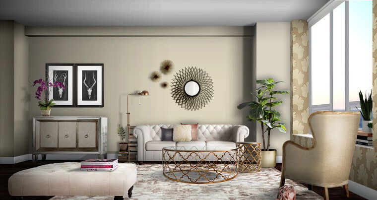 Online design Glamorous Living Room by Marisa G. thumbnail