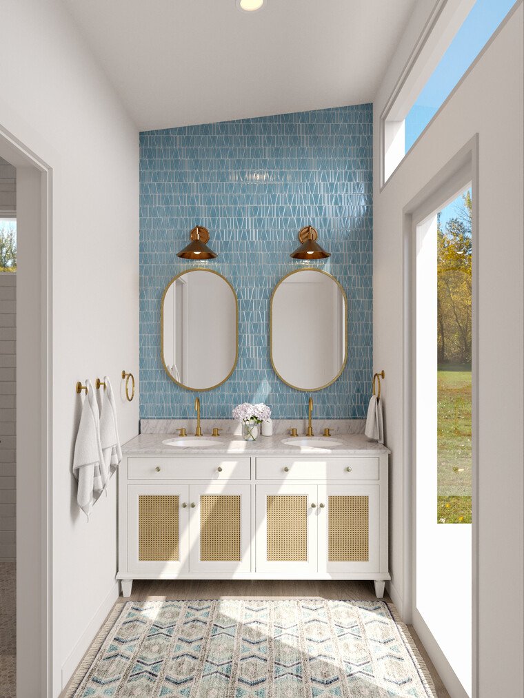 Online design Modern Bathroom by Nor Aina M. thumbnail