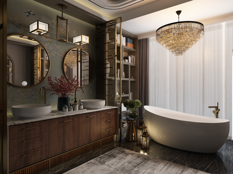 Online design Contemporary Bathroom by Atif N. thumbnail