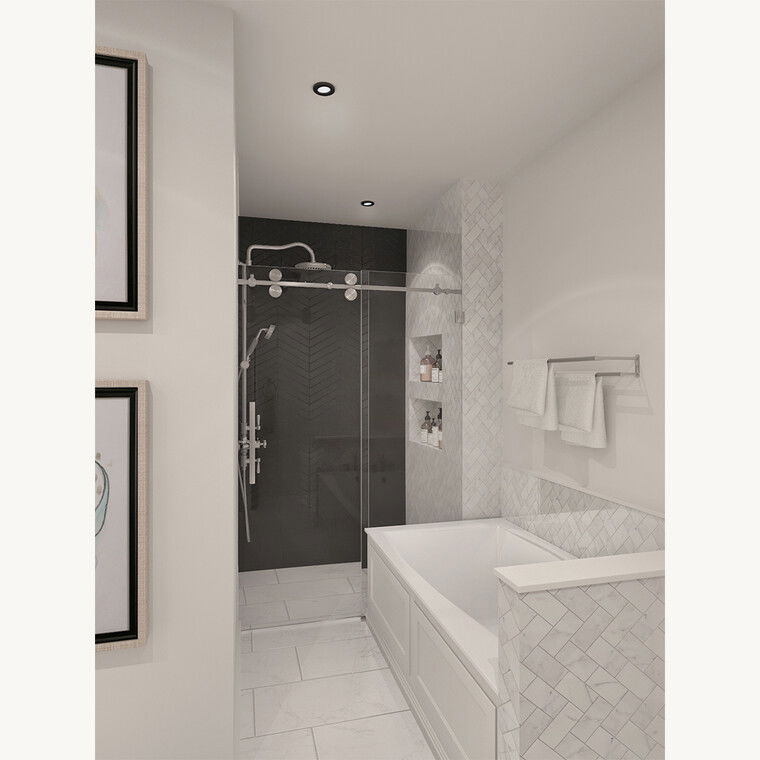 Online design Transitional Bathroom by Iulia B. thumbnail