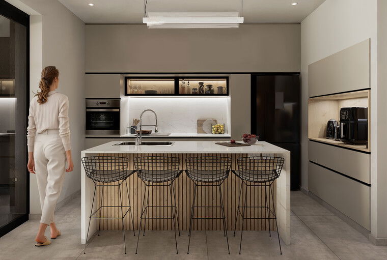 Online design Modern Kitchen by Camila M. thumbnail