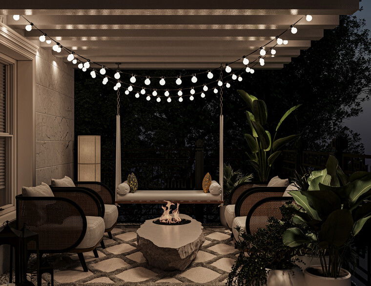 Online design Modern Patio by Sahar M. thumbnail