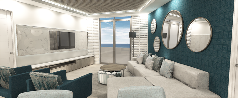 Online design Beach Living Room by mujtaba m. thumbnail