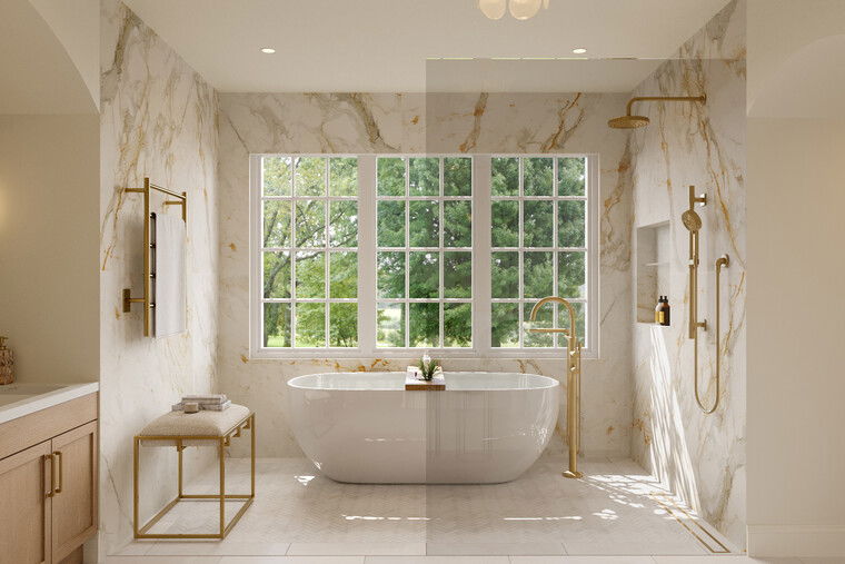 Online design Transitional Bathroom by Wanda P. thumbnail