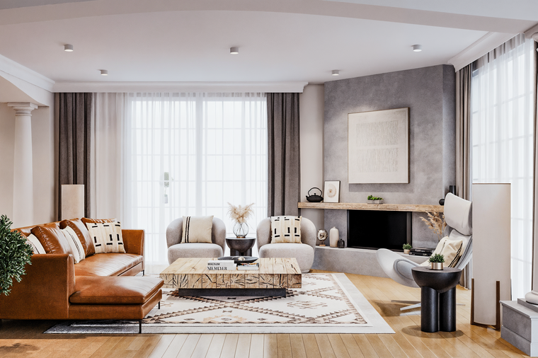 Online design Contemporary Living Room by Mladen C. thumbnail