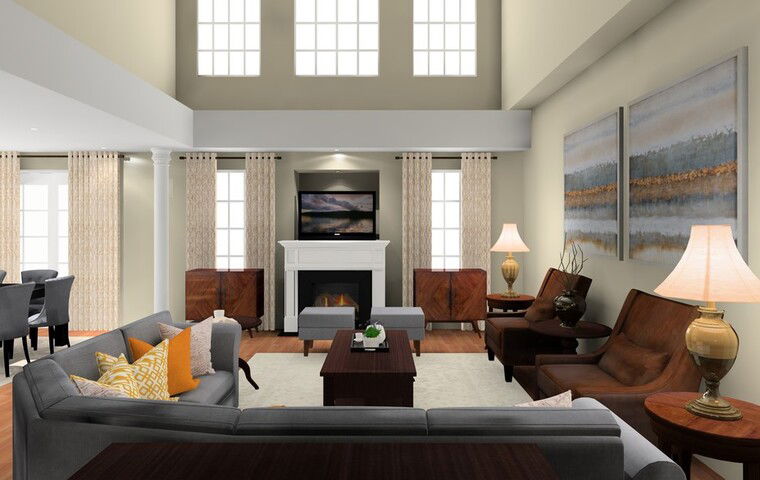 Online design Traditional Living Room by Nor Aina M. thumbnail