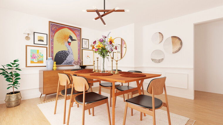 Diseño en línea Comedor Moderno por Liliana S. miniatura