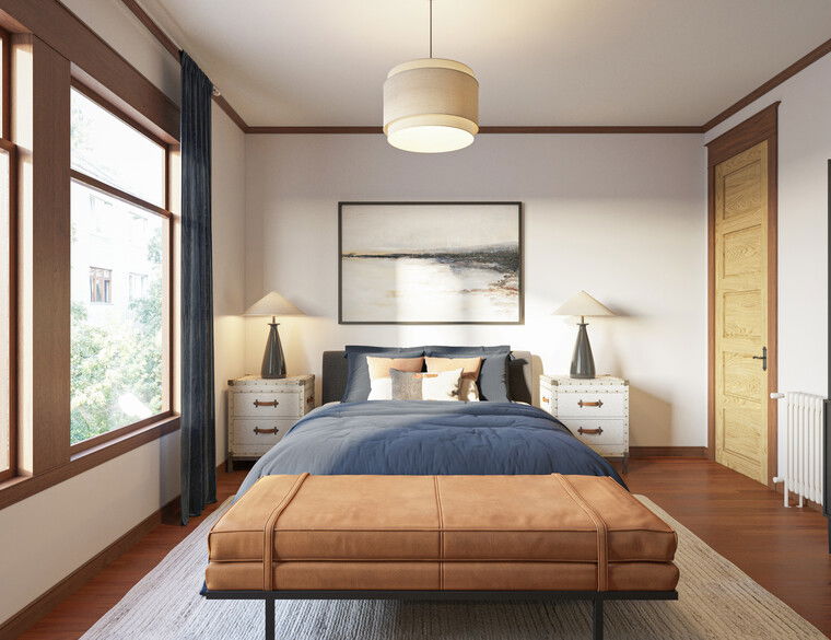 Online design Contemporary Bedroom by Jillian M. thumbnail