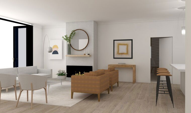 Online design Contemporary Living Room by Zena A. thumbnail