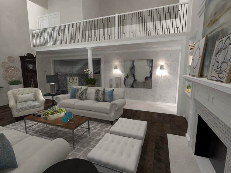 Online design Transitional Living Room by Jatnna M. thumbnail
