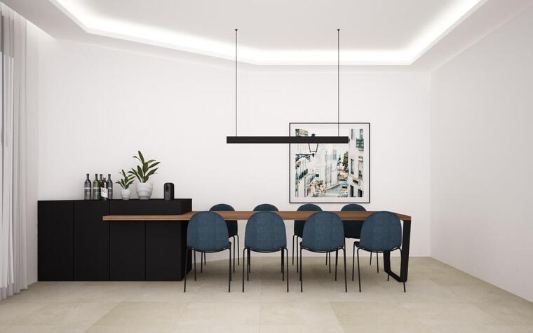 Online design Modern Dining Room by Sophanie G. thumbnail