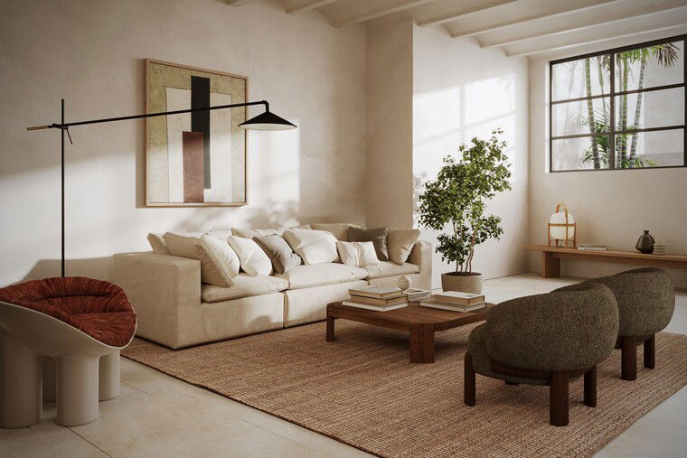 Online design Contemporary Living Room by Anna Y. thumbnail