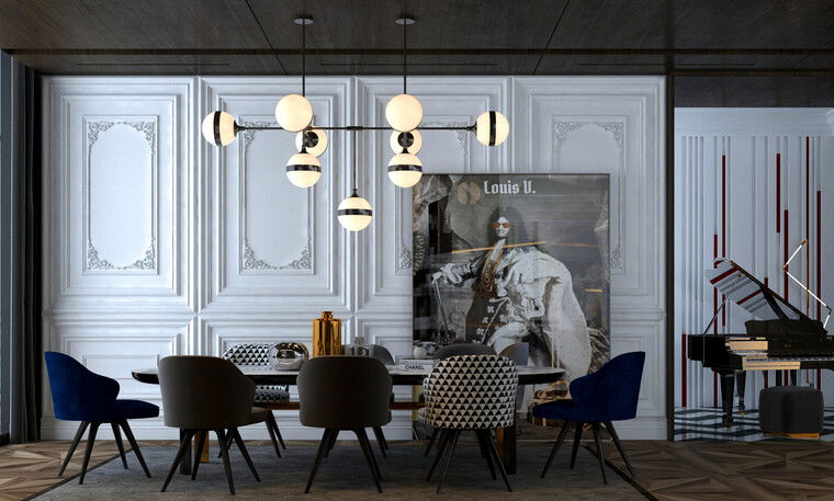 Online design Contemporary Dining Room by Mena H. thumbnail